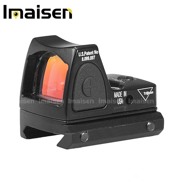 Red Dot Sight For Hunting Reticle Adjustable Style With Protect Scope Rubber Cover Trijicon style red dot sight | Спорт и
