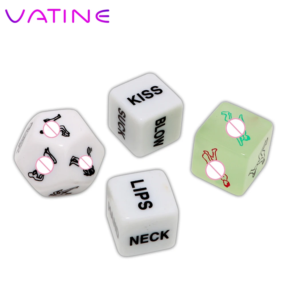VATINE 4 шт./компл. 12 сторонние секс кости игрушки для пар забавные взрослые игры