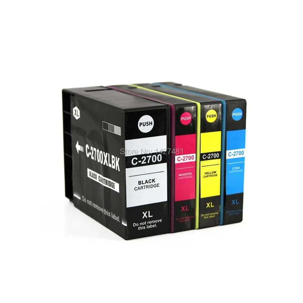 

YOTAT (Pigment ink) PGI-2700 Compatible ink cartridge PGI-2700XL for Canon MAXIFY iB4070 iB4170 MB5070 MB5170 MB5370 MB5470