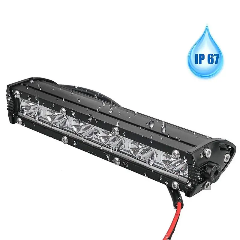 2018 Автомобильный светодиодный рабочий светильник 18 Вт 6 LED маленькая Однорядная