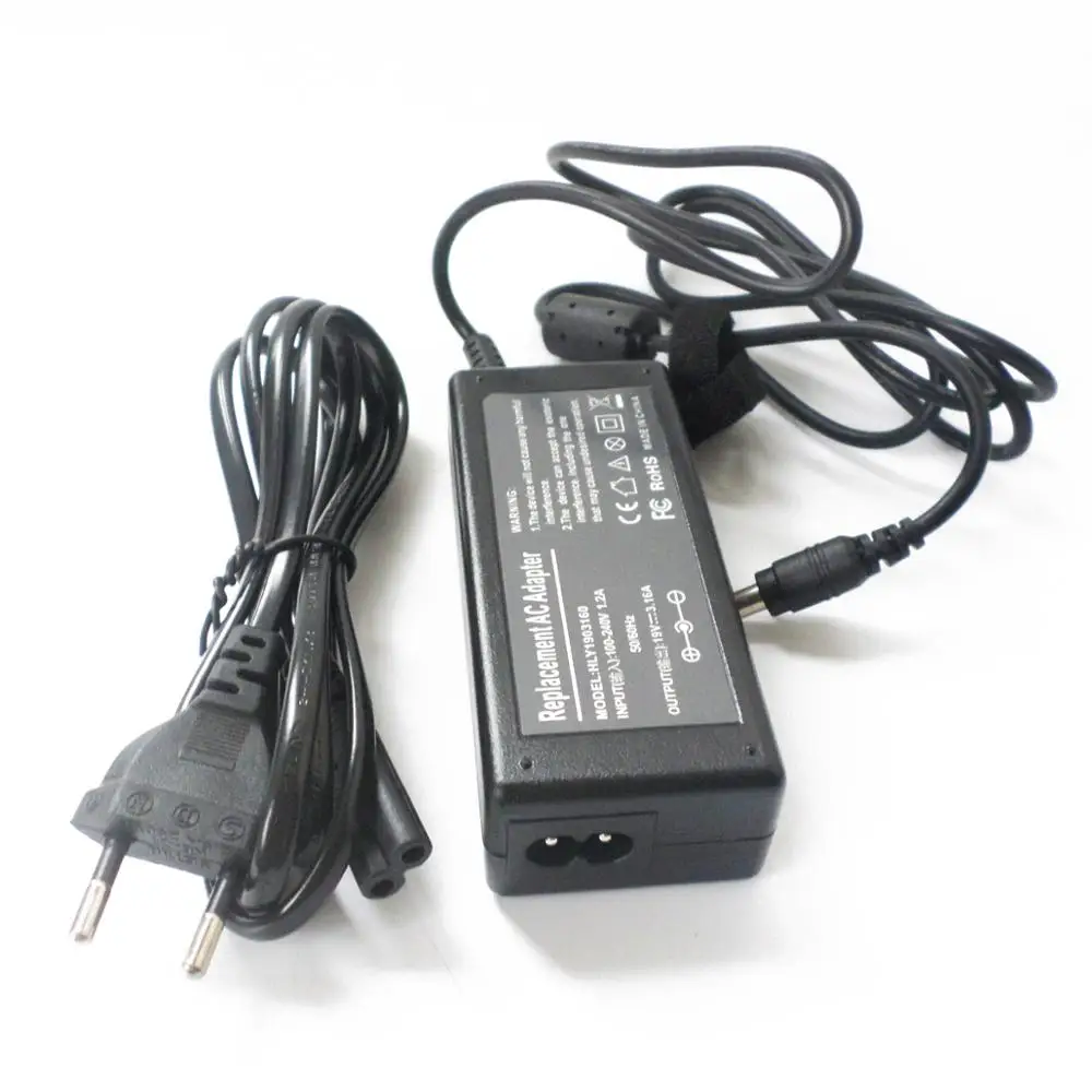 

AC Adapter For SAMSUNG NP305V5A-A05US R25 R18 R700 R18 R58 R39 R40X1 X22 X11 YP980 19V 3.16A Power Supply Cord Battery Charger