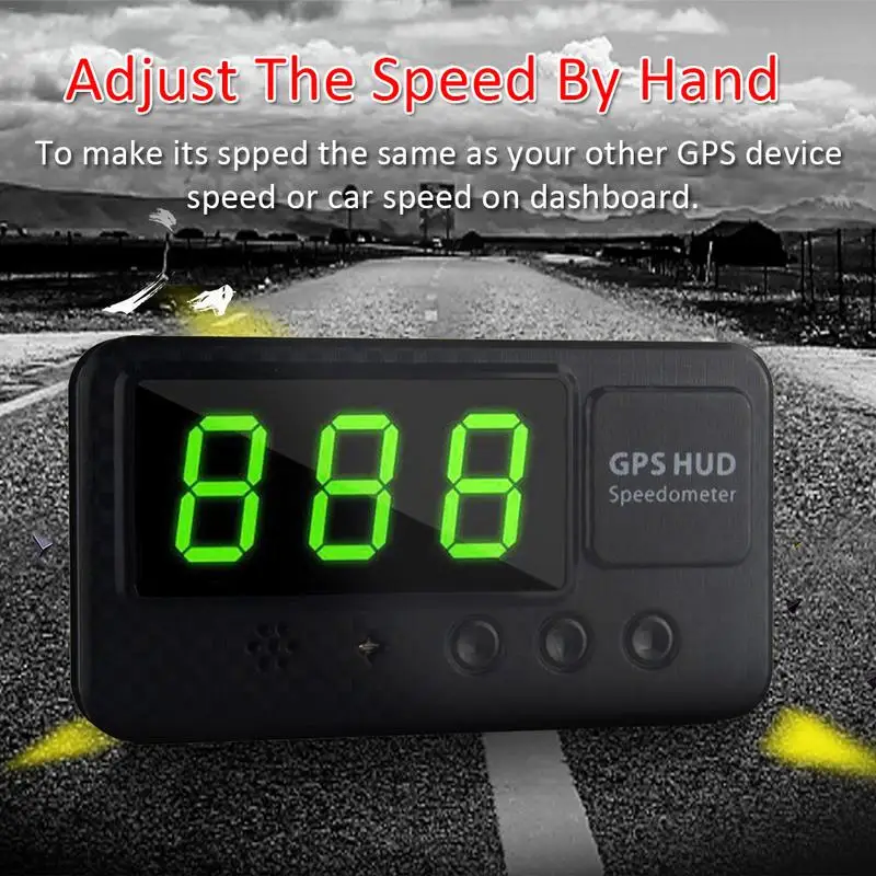 2019 Новый C60S Автомобильный цифровой GPS Спидометр Скорость дисплей км/ч MPH для
