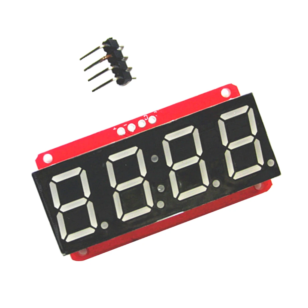 4 значный 7 сегментный 0 56 дюймовый светодиодный дисплей HT16K33 I2C для Arduino|Передние