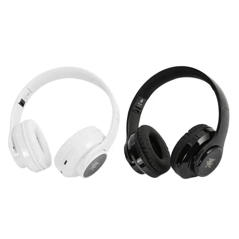 GS L5 складные наушники с тяжелыми басами спортивные Bluetooth подсветкой кожаные