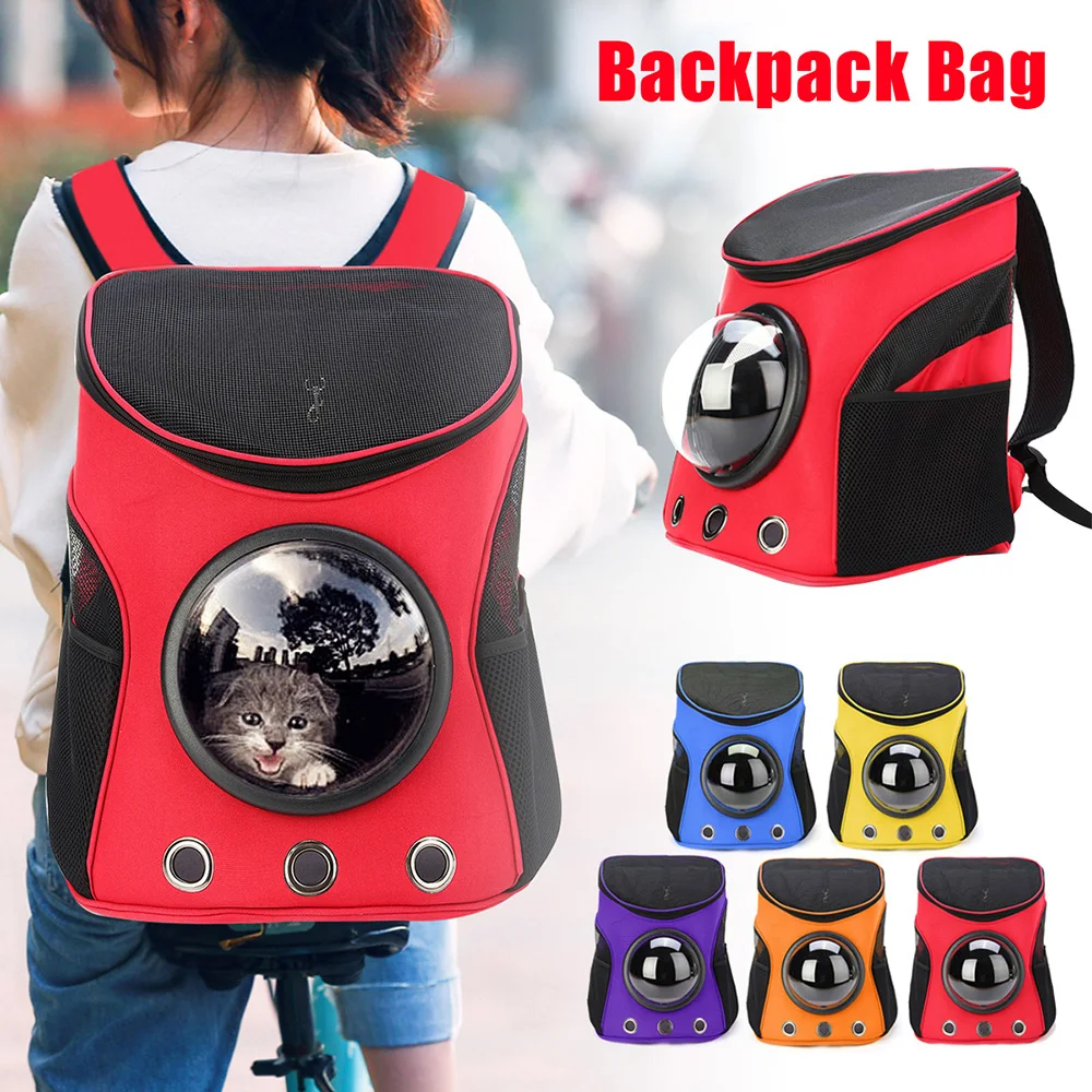 

Portable Breathable Pet Cat Puppy Carry Bag Outdoor Travel Space Capsule Backpack Bag for Cat and Dog Pet Products
