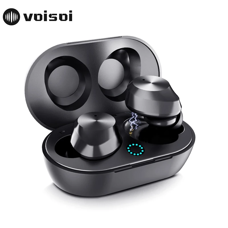 Bluetooth наушники tws V5.0 с сенсорным управлением беспроводные + зарядная коробка Hi Fi