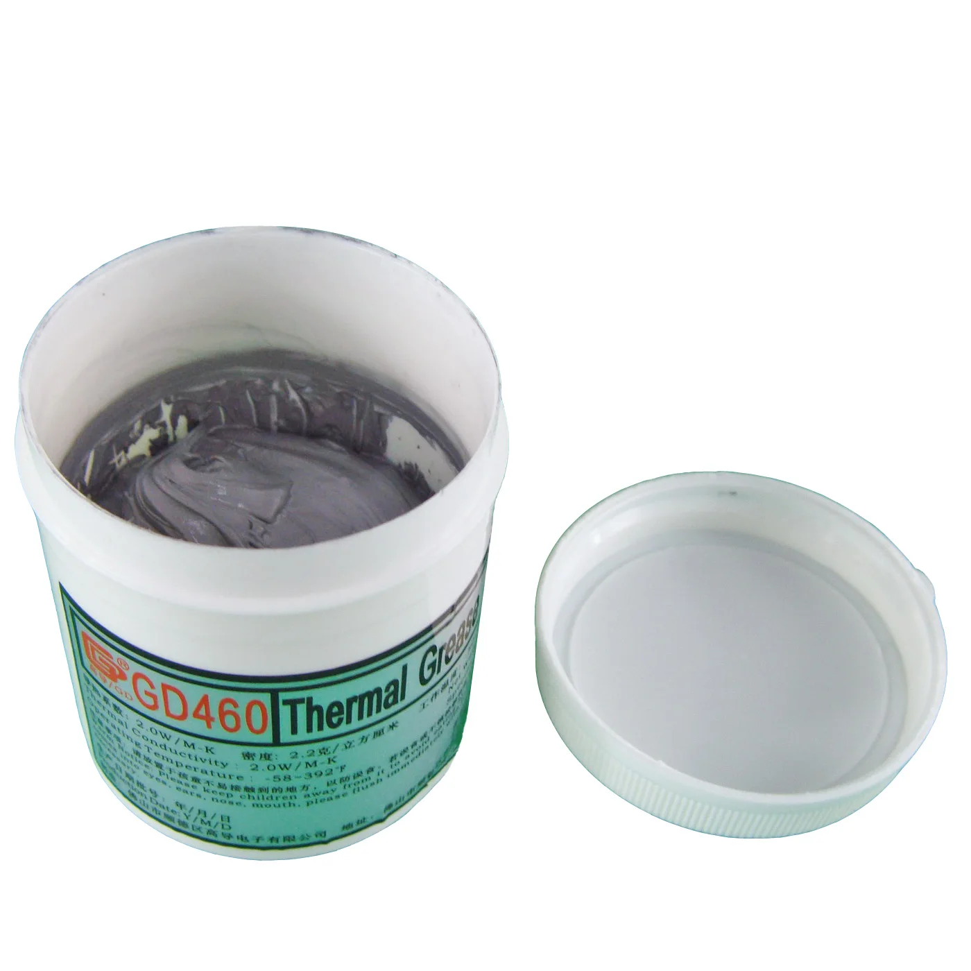 GD Brand Thermal Conductive Grease Paste Silicone Plaster GD460 Heat Sink Compound Net Weight 100 Grams Silver For LED CPU CN100 |