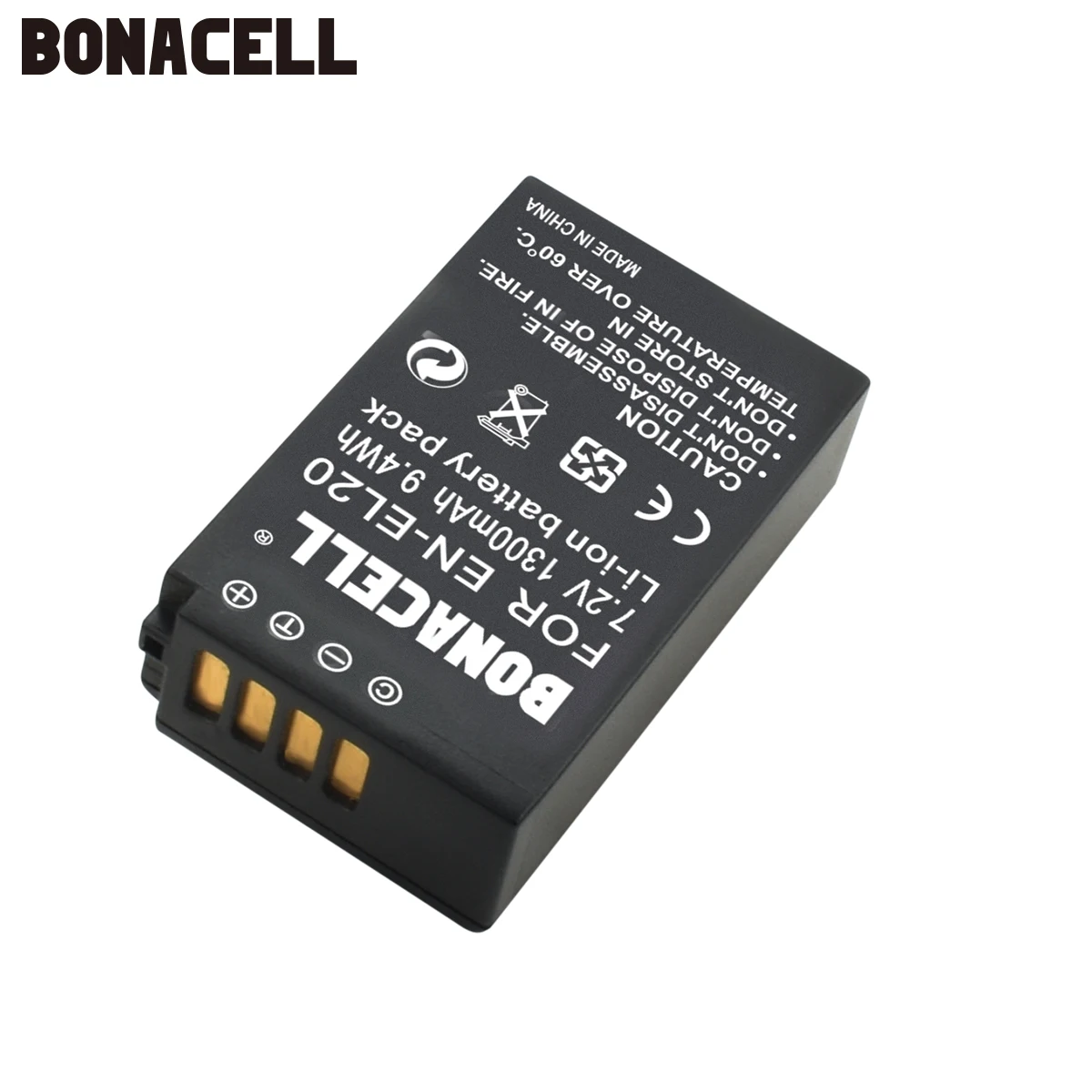 Bonacell 7 2 V 1300 мА/ч EN EL20 RU ENEL20 Перезаряжаемые для Камера Батарея Nikon EL20a 1 J1 J2 J3 S1
