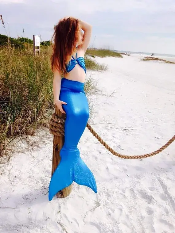 2018 Детский комплект бикини с маленькой русалочкой и хвостом для девочек Женский