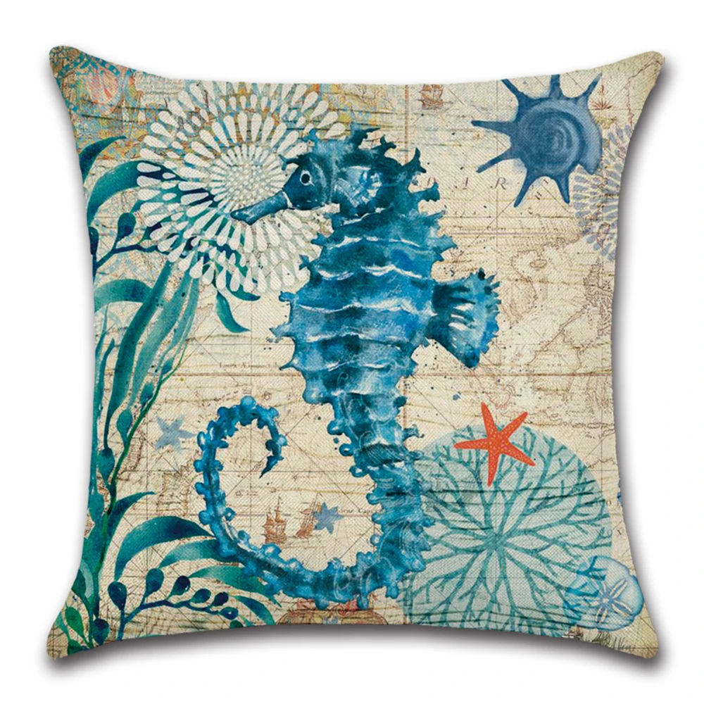 Новинка набор подушек с принтом зеленых листьев 45*45 см наволочка для подушки