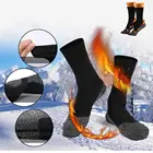Зимние длинные носки 35 с алюминиевым покрытием, теплые тепловые волокна, изоляция под носки