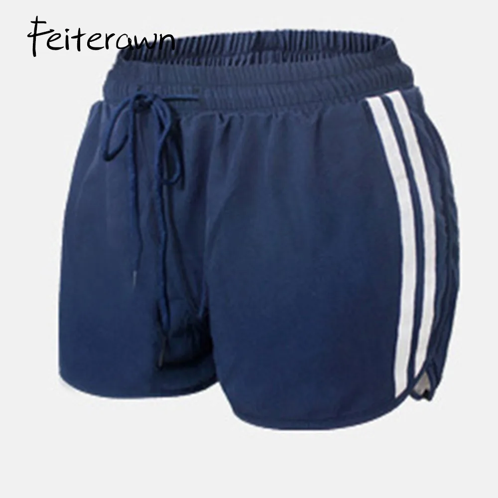 Полосы Йога шорты Депортиво Mujer Pantalon Corto Deporte Бег Велоспорт спортивные для йоги