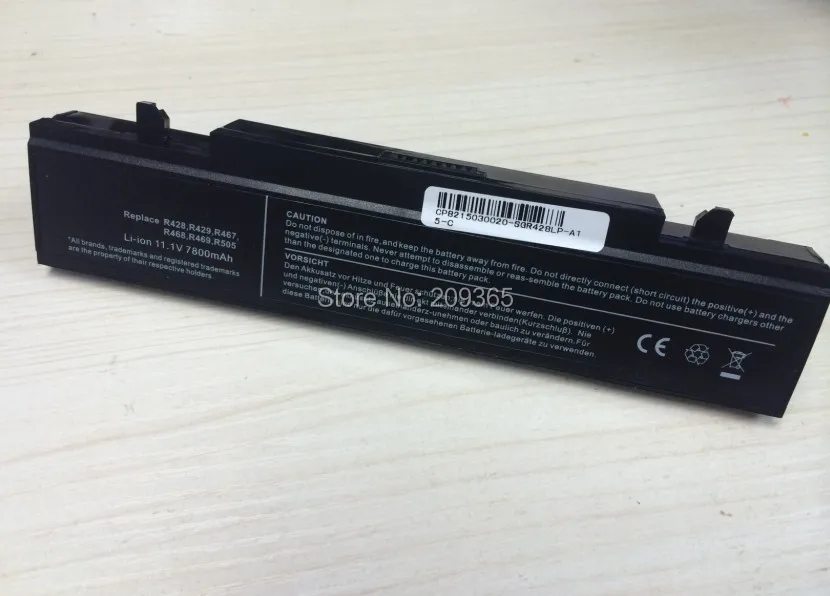 HSW 7800 мАч AA-PB9NC6B Аккумулятор для ноутбука SAMSUNG R540 R530 RV520 R528 RV511 NP300 R525 R425 RC530 R580 AA-PB9NC6W