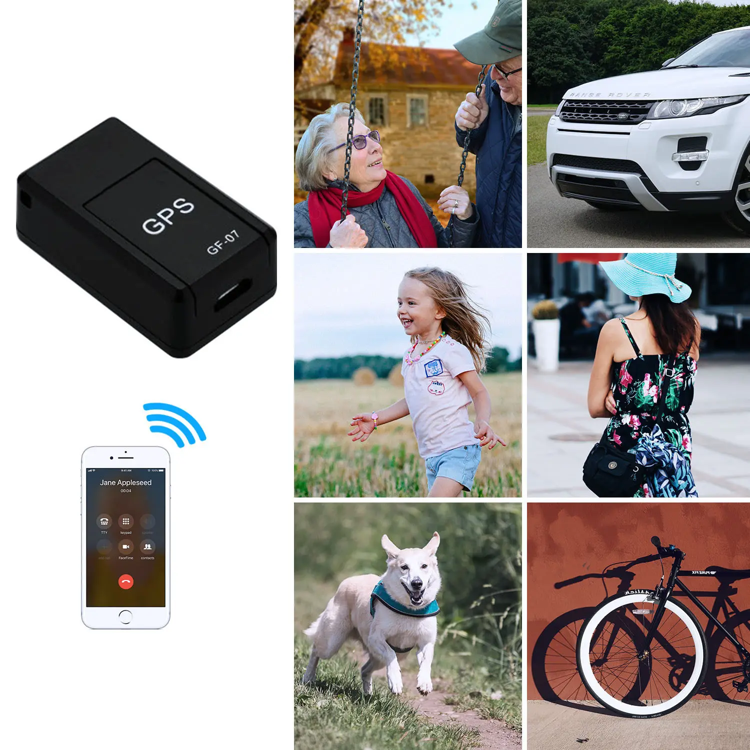 GPS отслеживание в реальном времени GSM GPRS анти потеря запись магнитное мини