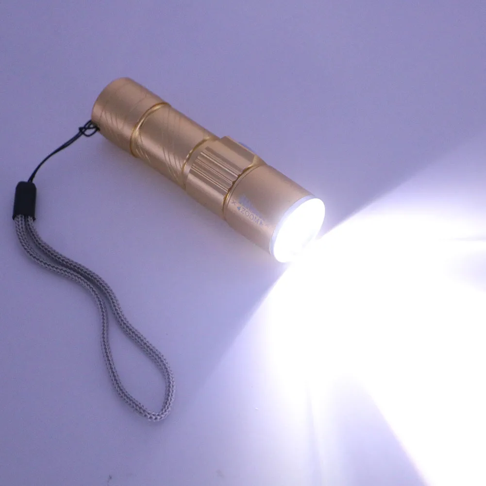 Супер яркий 3 режима USB Перезаряжаемый СВЕТОДИОДНЫЙ мигающий фонарик Свет охота