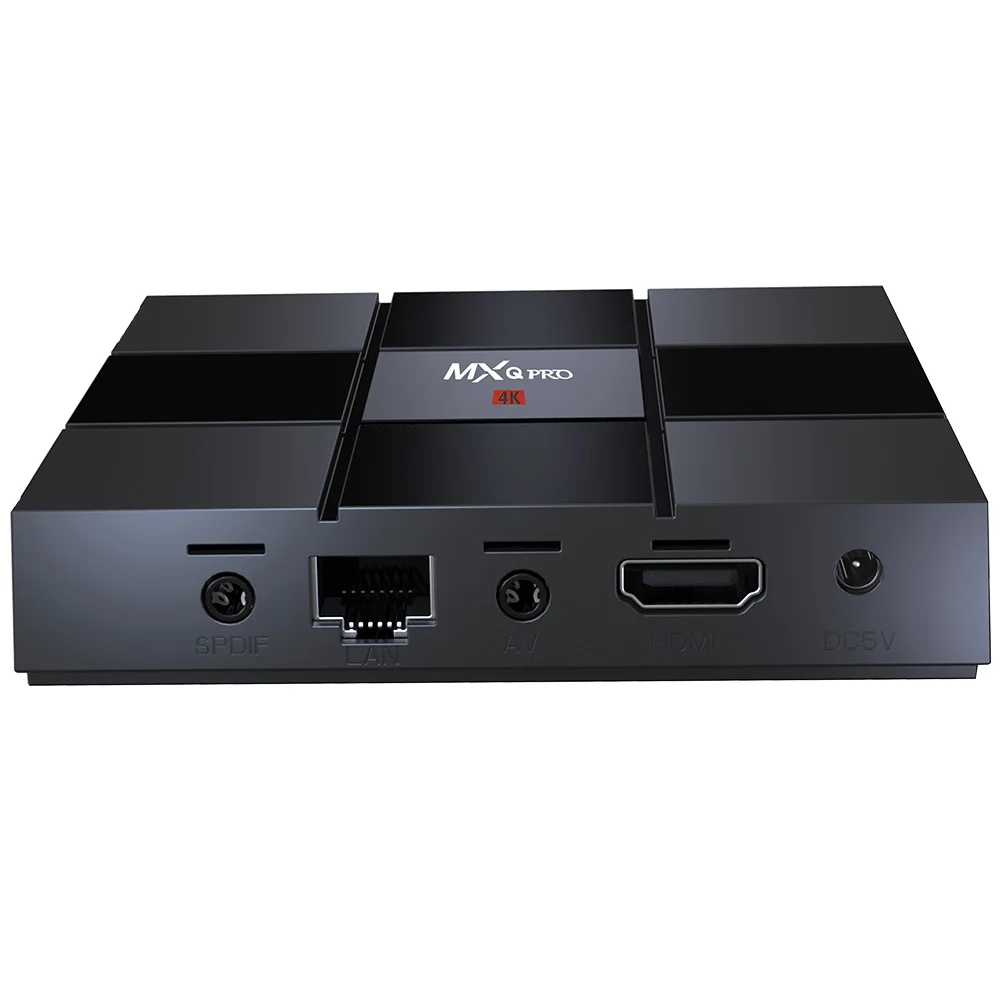 MXQ PRO Android 7 1 ТВ коробка ZXIC ZX296716 2 ГБ DDR3 + 32 EMMC 2.4g WiFi Media Player Поддержка 4 К H.265 100 Мбит/с