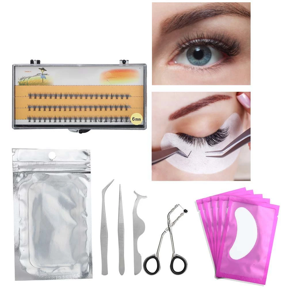 Профессиональный набор для наращивания накладных ресниц инструменты начинающих