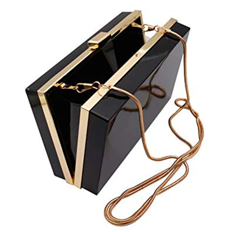 Роскошные Акриловые Модные прозрачные вечерние клатчи сумки на плечо сумка для