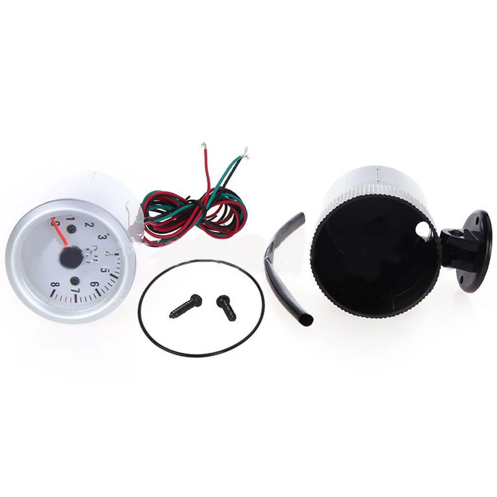 2 дюймов 52 синий светодиод Авто Автомобильный Тахометр Tach датчик с держателем