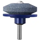 Точилка для лезвий газонокосилки, шлифовальная точилка для дрели, точилка для газонокосилки, более быстрое вращение, устройство для шлифовки, садовый газон