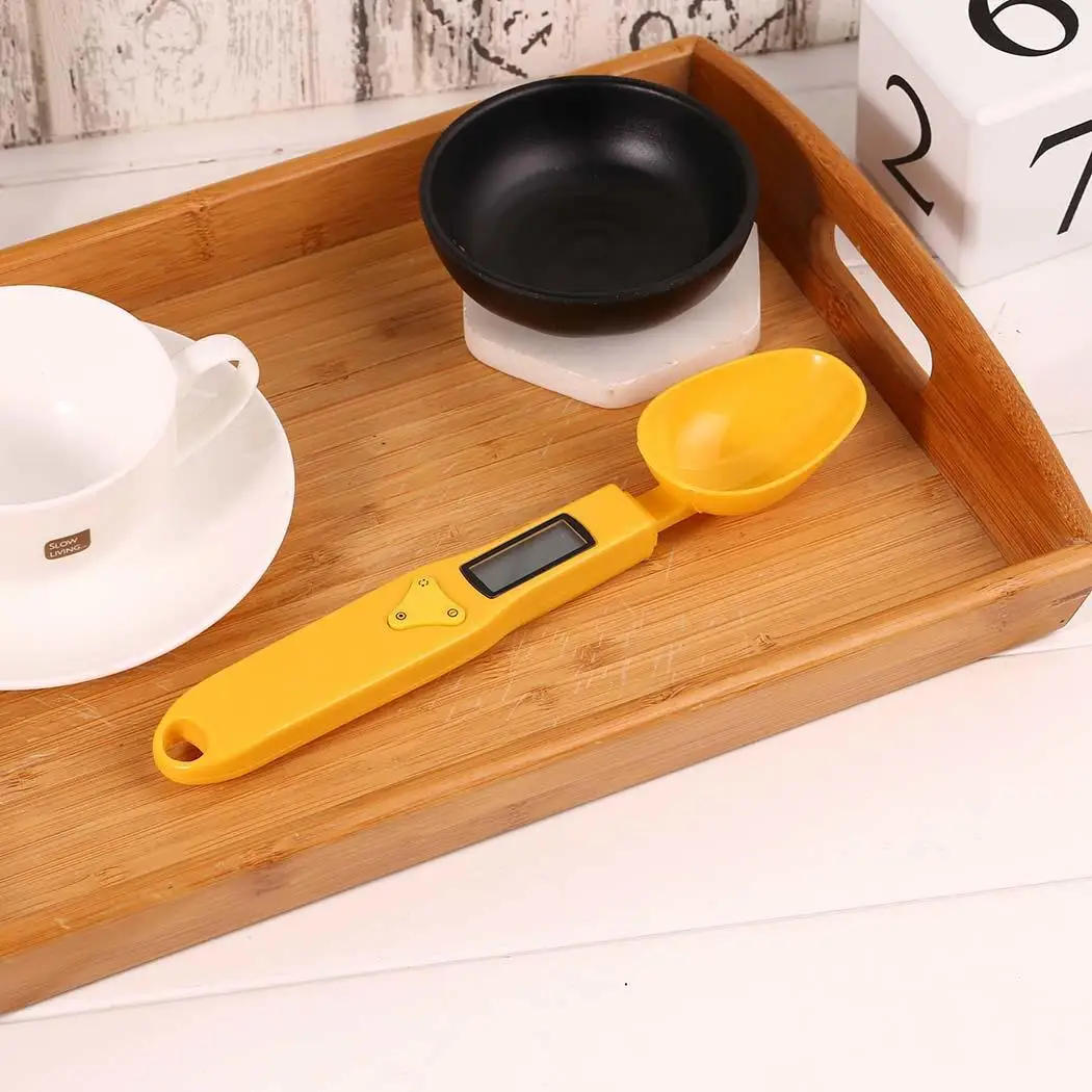 Электронные мерная ложкa взвесить масло муки крем Tea2pcs 7 батареи Встроенный около