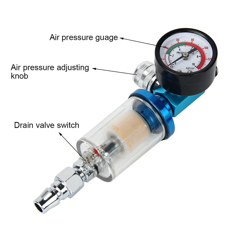 1 шт. комплект распылителя краски Регулятор воздуха линейный воздушный фильтр