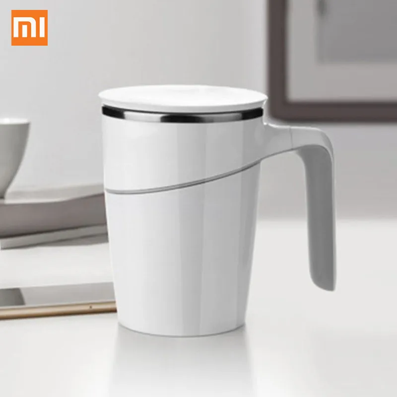 

Xiaomi 470ml Not Pouring Cup Innovation Magic Sucker Splash Proof Nonslip ABS Double Insulation 304 Stainless From Xiaomi Youpin