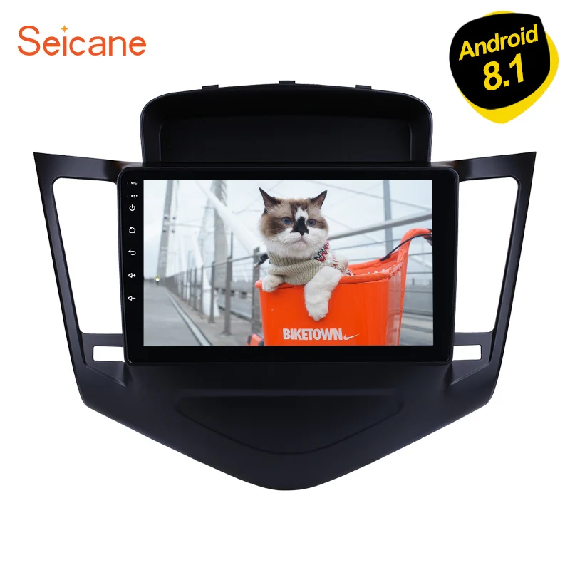 Мультимедийный плеер Seicane 2din Android 9 1 дюймов GPS навигация для Chevrolet Cruze 2013 2014 2015