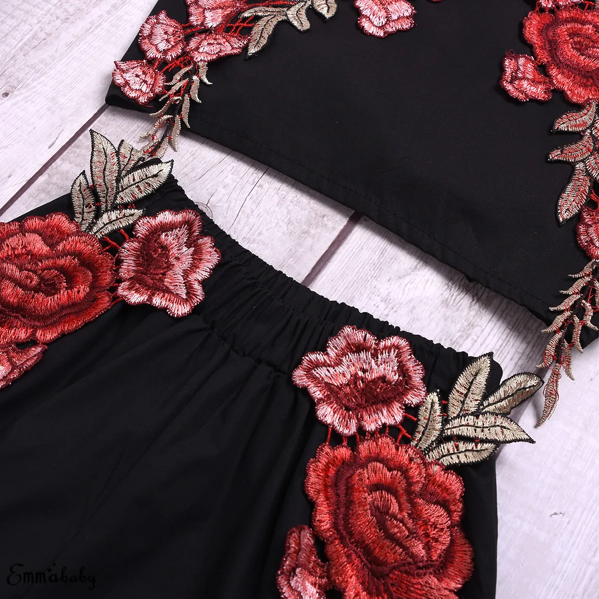 Новинка 2019 стильная одежда для маленьких девочек топ на бретелях + шорты с