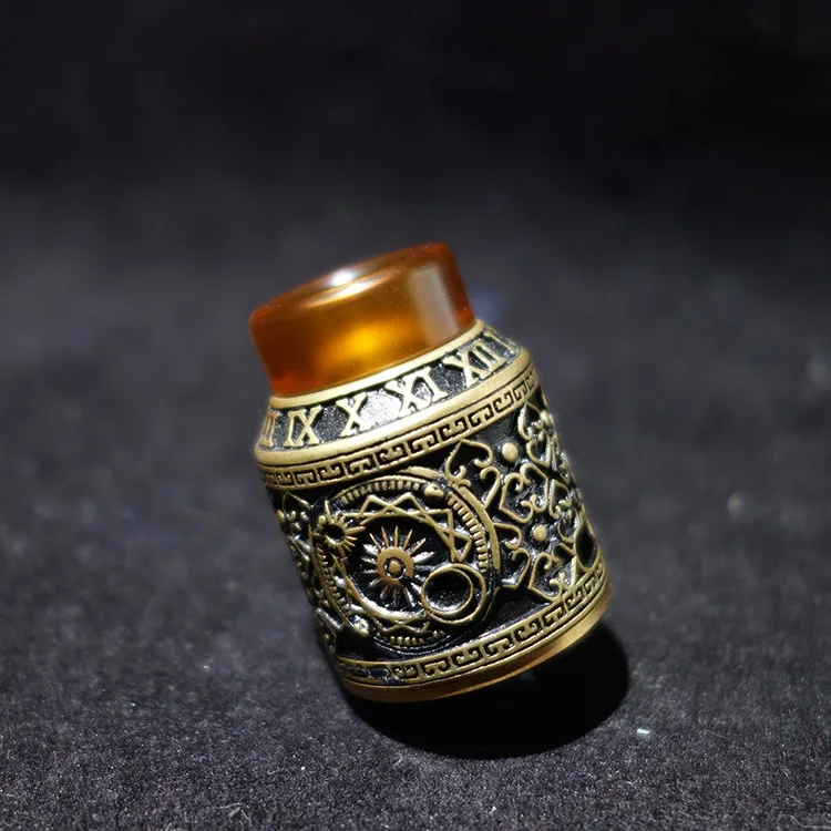 Короткий мундштук для испарителя manta rta venus rda Polished PEI ultem 810 с капельным