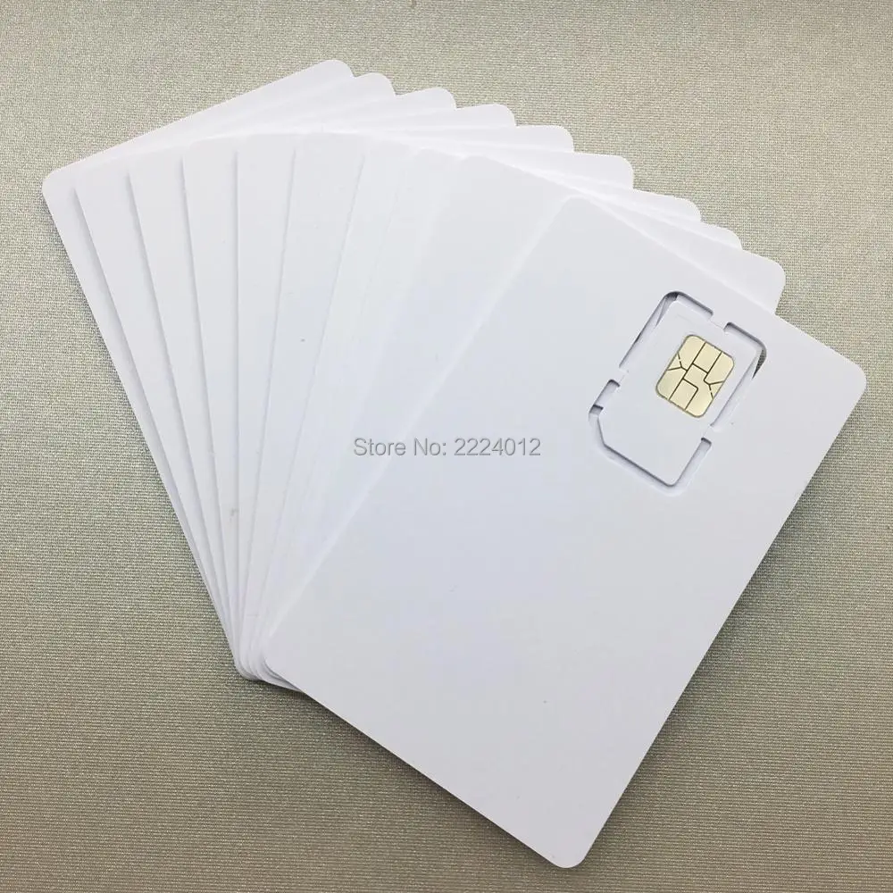 50pcs SIM USIM Card 4G LTE WCDMA GSM Blank Mini Nano micro writable programable SIM Card for Operator Milenage algorithm