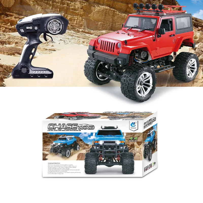 HG-P405 4WD RC Cars 2.4GHz Wireless Remote Control Charging/Low Voltage Protection Shockproof System 1/10 Crawler Truck | Игрушки и