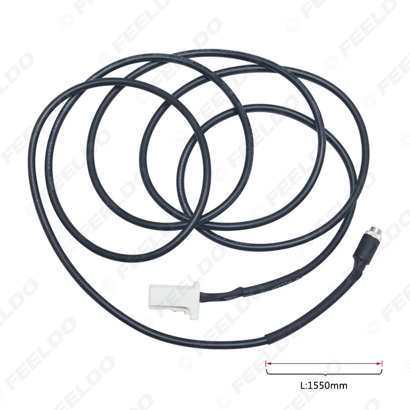 USB кабель FEELDO для подключения внешней аудиосистемы MP3 с разъемом 3 5 мм к 8
