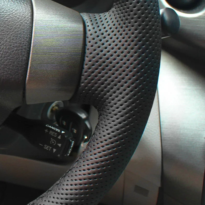 Кожаная оплётка рулевого колеса Крышка для Toyota RAV4 Vios Yaris Scion XB 2008 Кожа|Контроллеры|
