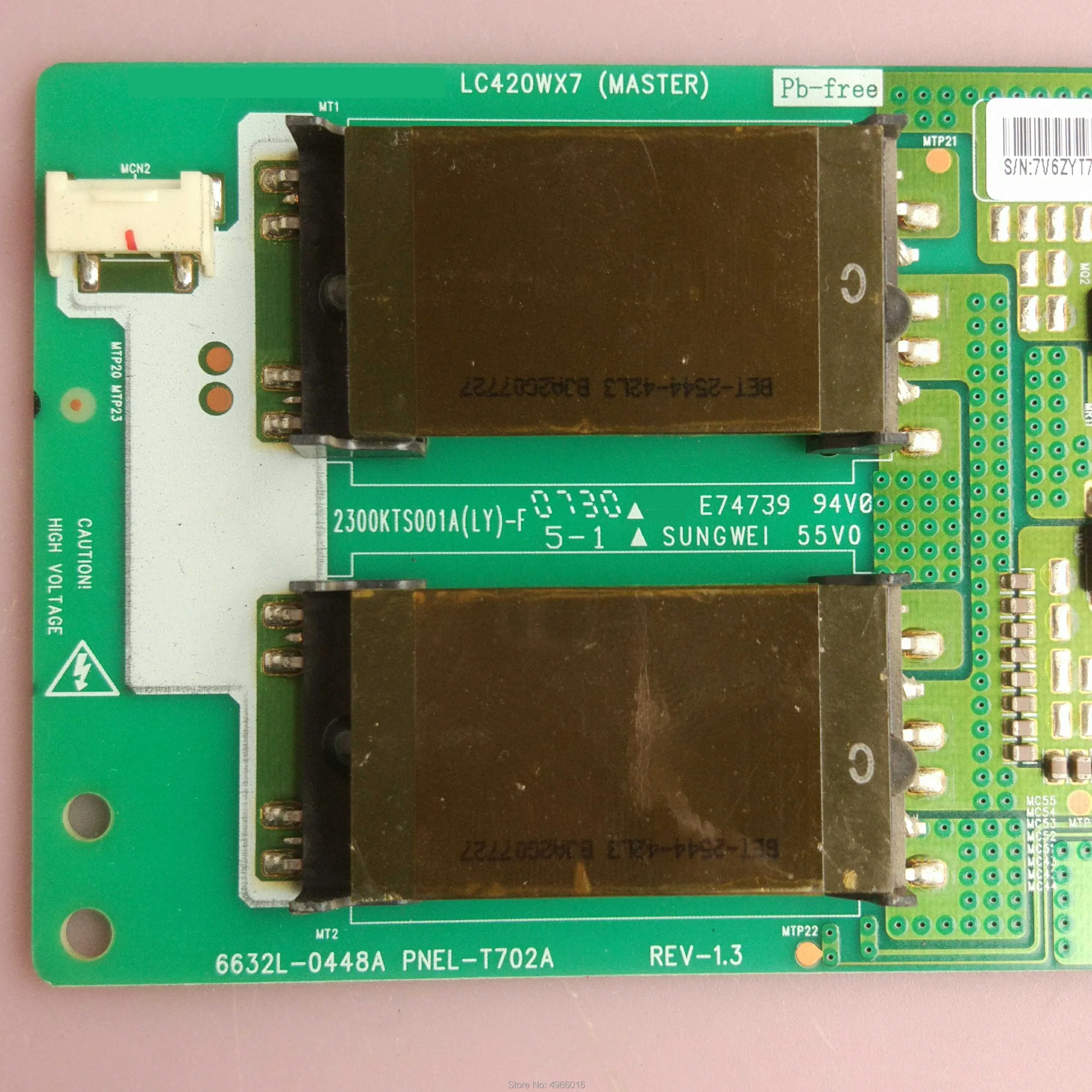 Original 42L16HR High Voltage Board 6632L-0448A 6632L-0449A LC420WX7 DJ Equipment Accessories | Электроника