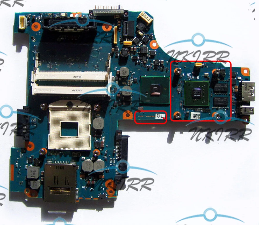 

100% рабочий материнская плата FGWSY1 A5A002857010A G2857A P000535080 P000532280 NVS 2100M S989 DDR3 QM57 для Toshiba TECRA M11