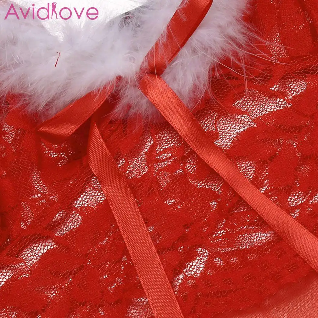 Сексуальное нижнее белье Avidlove Сетчатое кружевное соблазнительное ночное в стиле