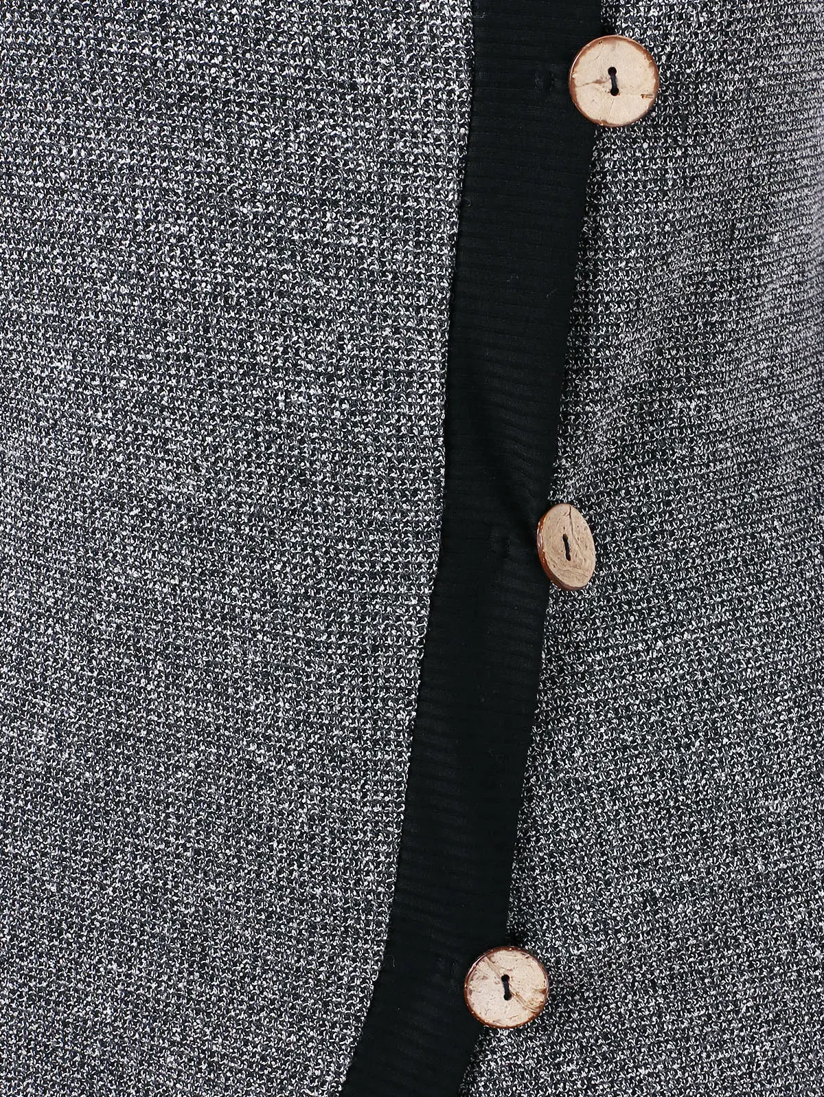 Wipalo Plus Size Contrast Trim Marled High Low Knitwear Buttons Knit Top Autumn Turn-Down Collar Pullovers Casual Women Sweaters | Женская