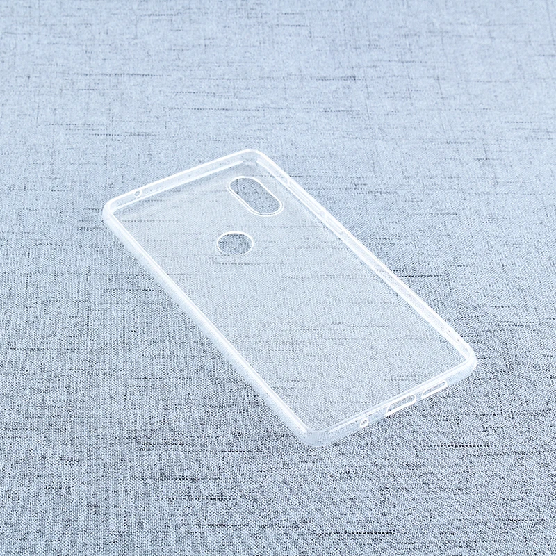 Защитный противоударный силиконовый чехол ocolor для XiaoMi Mi Mix 2S прозрачный из ТПУ