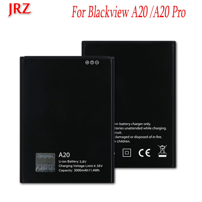 Аккумулятор JRZ 3000 мАч для телефона Blackview A20 сменные батареи Pro|Аккумуляторы