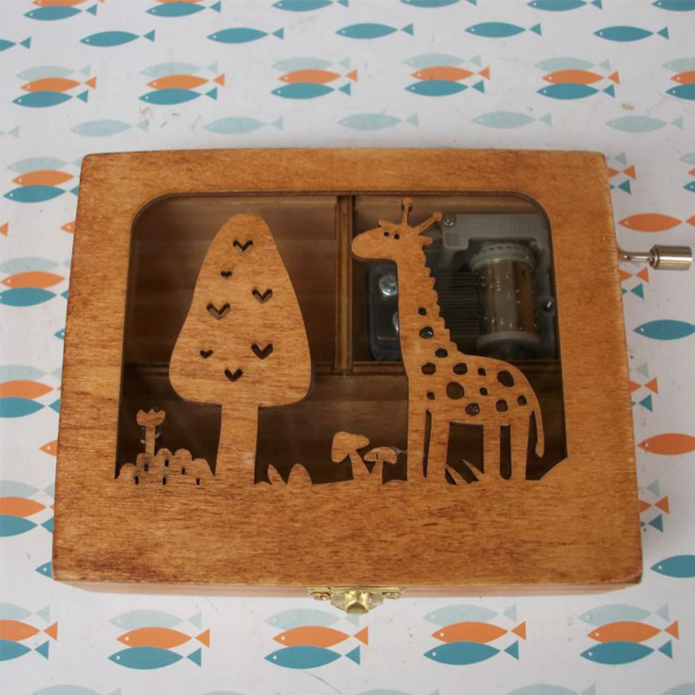 Лес животных домашний декор рукоятка Изысканный Резные малыш милый Ретро