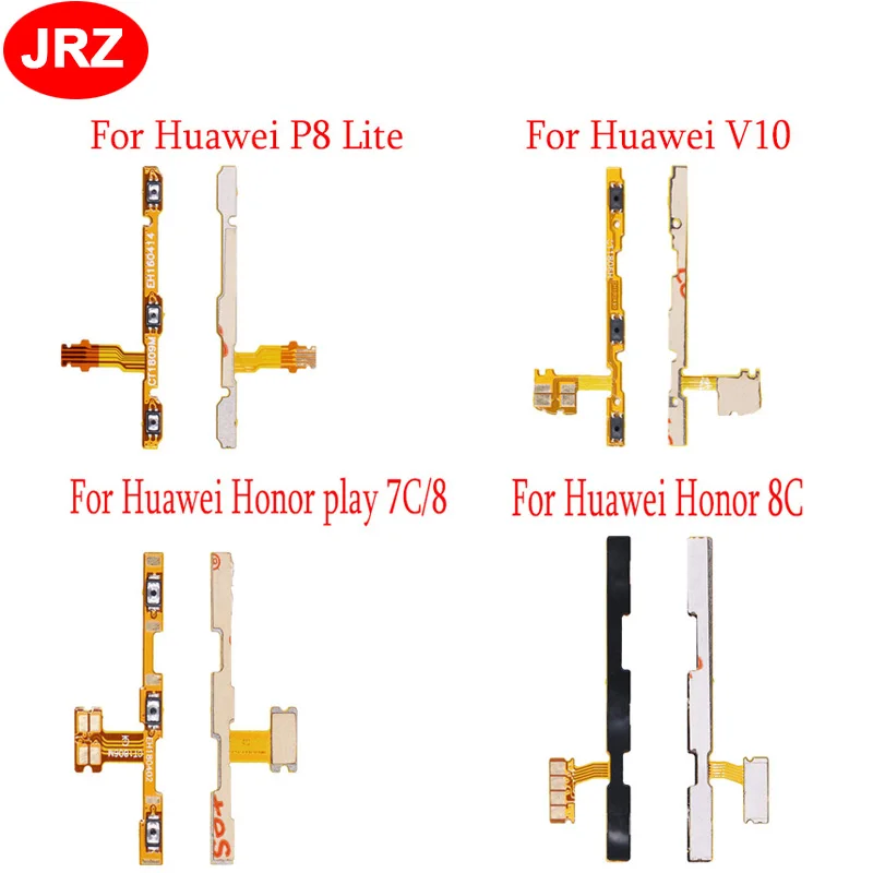 JRZ для Huawei P8 Lite Honor play 7C/8 Power + кнопка увеличения/уменьшения громкости FPC гибкий