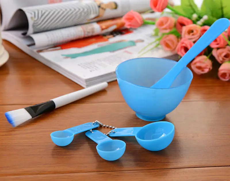 DIY Homemade 6in1 Makeup Beauty Facial Face Mask Bowl Brush Spoon Stick Tool Set | Красота и здоровье