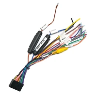20 pin wiring harness connector adapter car stereo multimedia player power cable harness for 1din or 2din dvd android power
