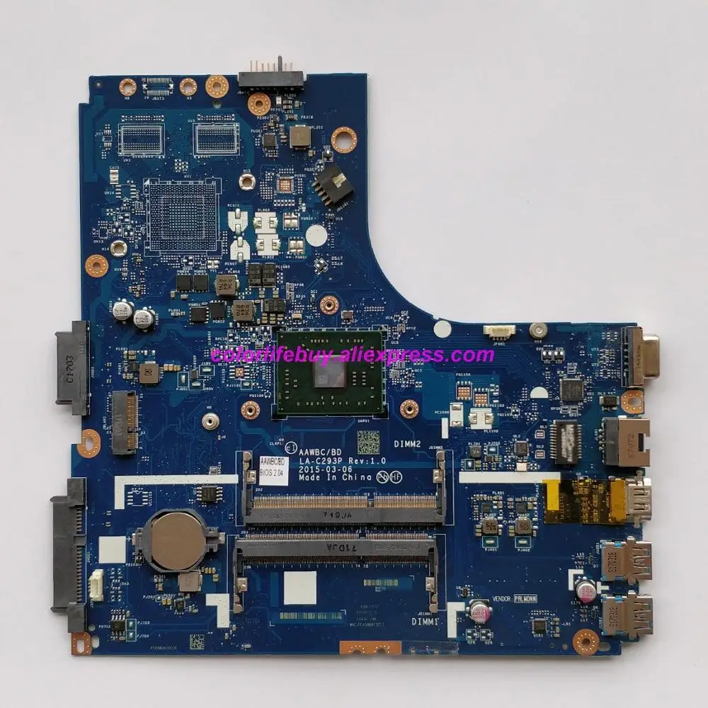 Genuine 5B20J22904 AAWBC/BD LA-C293P w A6-7310U CPU Laptop Motherboard Mainboard for Lenovo B41-35 NoteBook PC