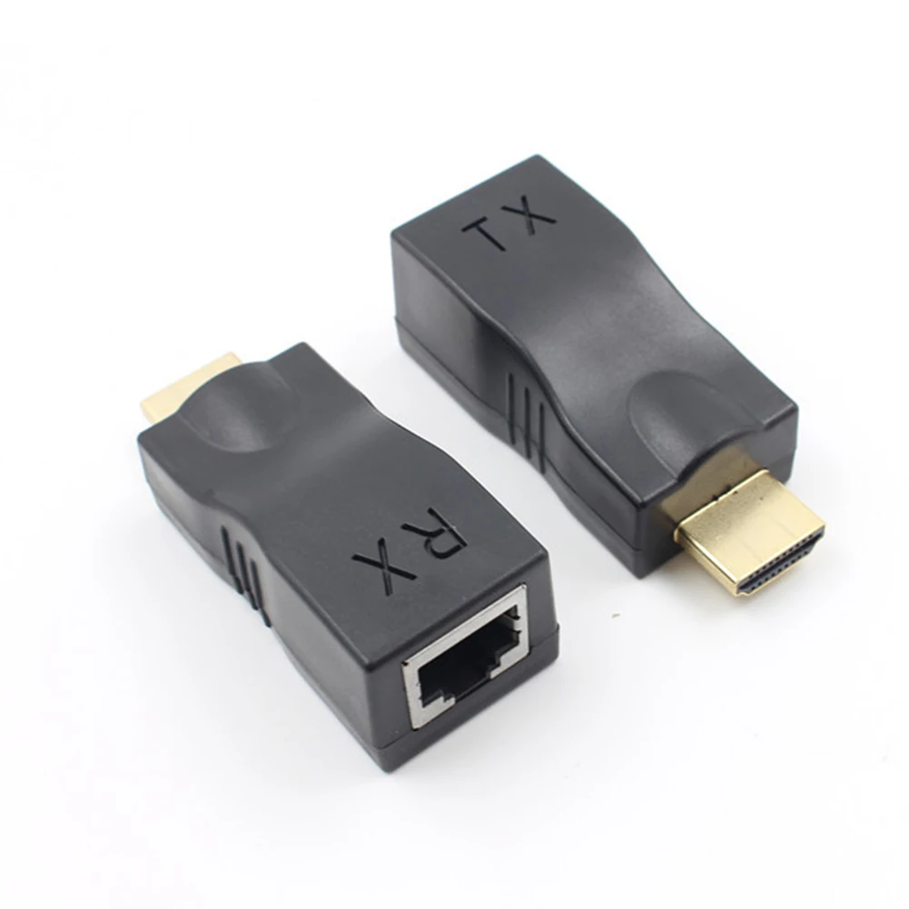 FFYY 4K 3D HDMI 1 4 30 м удлинитель для RJ45 по Cat 5e/6 сетевой LAN Ethernet адаптер|Кабели VGA| |