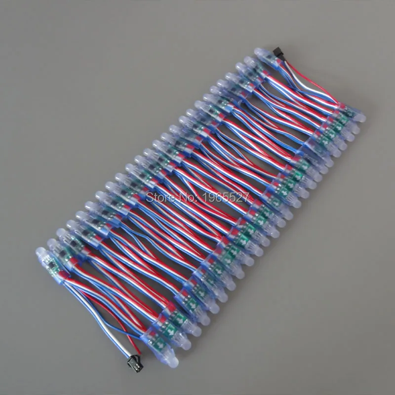 Модифицируемая светодиодная Пиксельная RGB-гирлянда WS2811 UCS1903 SM16703 12 В 100 шт./лот
