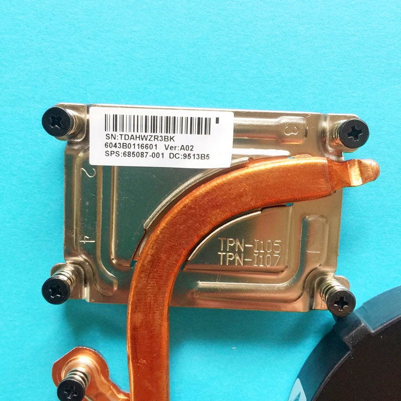 Новый радиатор ЦПУ для ноутбука HP Pavilion 1000-1408TX 1000-1309Tx 1000-1301TX 1000-1118TX 4Pin | Компьютеры и