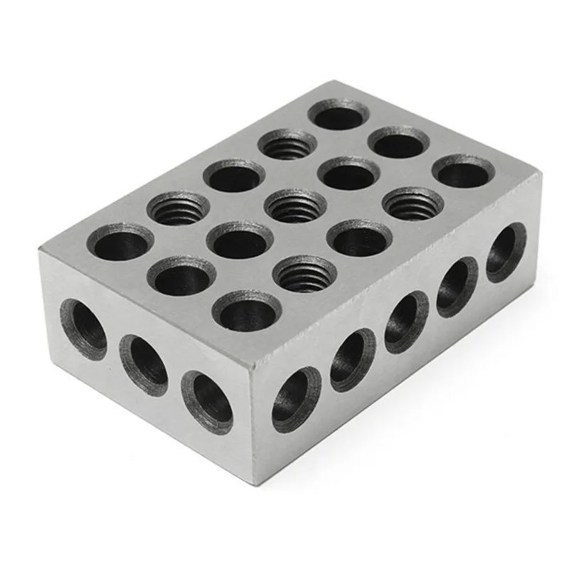 2 шт. 1x2x3 дюйма закаленные стальные блоки 23 Отверстия параллельный зажимной