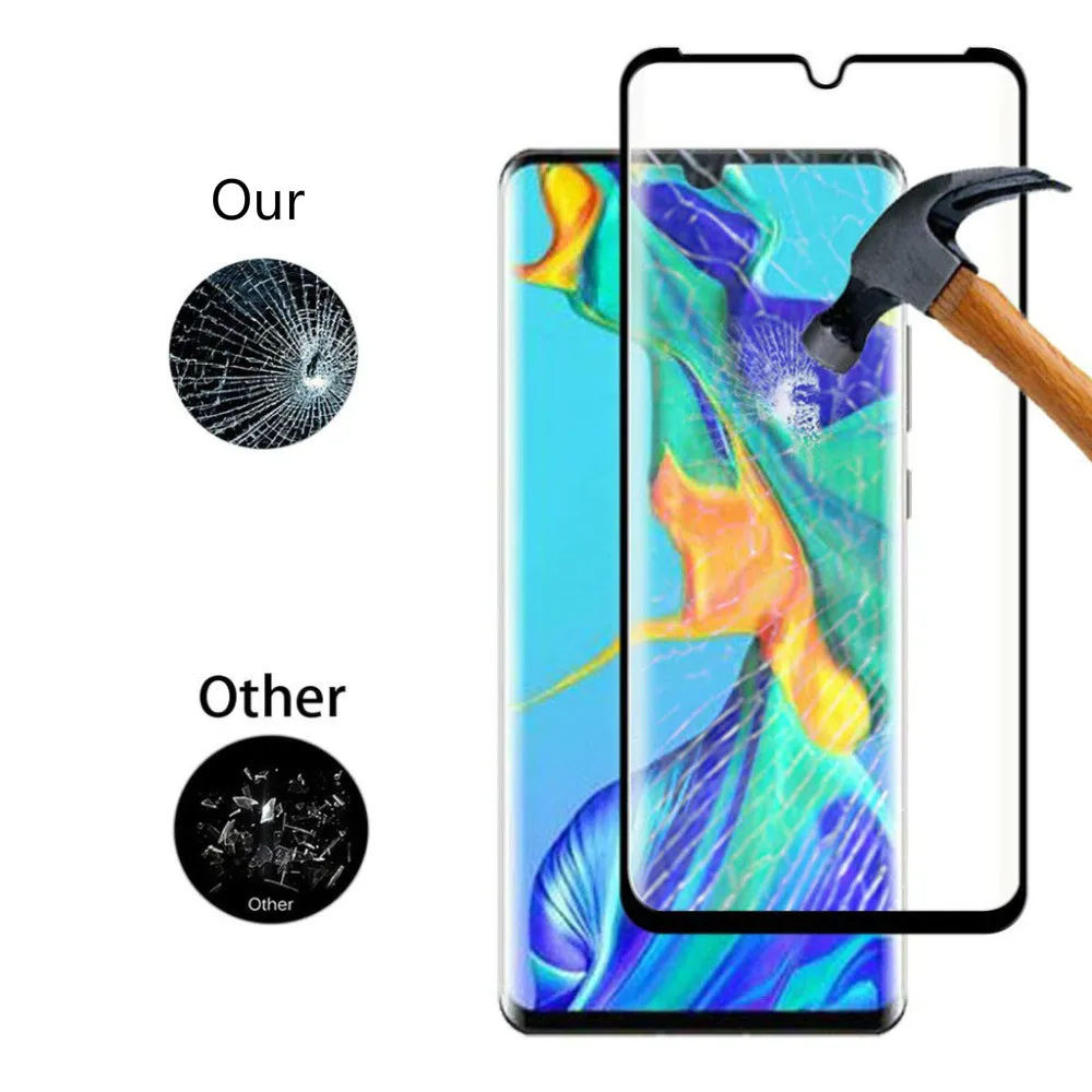 Защитное стекло для Huawei P30 Pro закаленное Mate 20x20 3d полное покрытие защитное